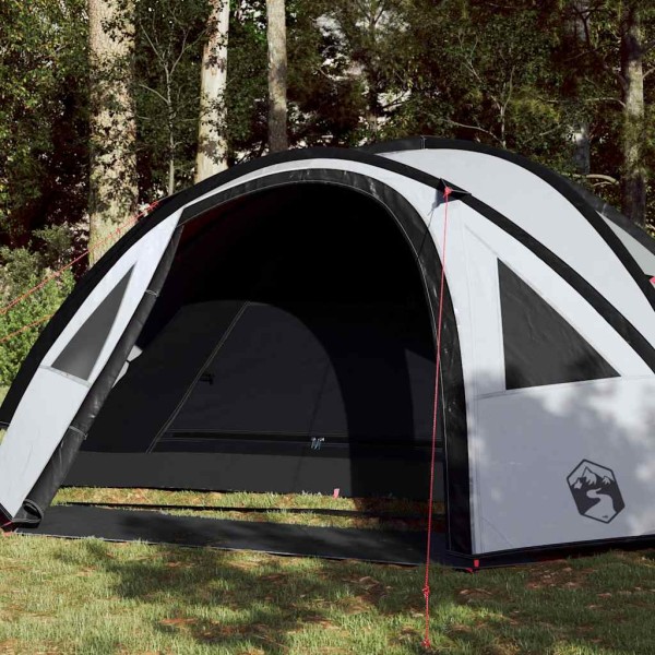 Camping tent, white, quadruple, darkening fabric