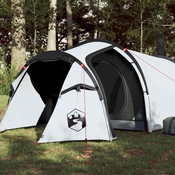 Camping tent, white, double, darkening fabric