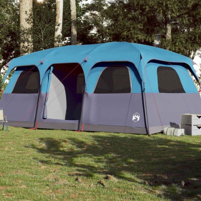 Family tent, blue, square,...
