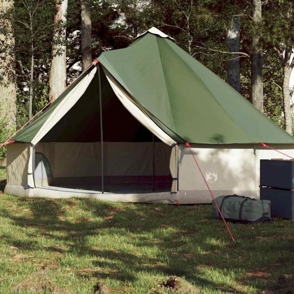 Family tent, green, hexagon, typical, waterproof