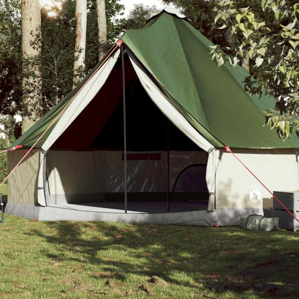 Family tent, green, 10 seats, typical, waterproof