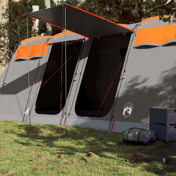 Family tent, gray and orange, octopus, tunnel