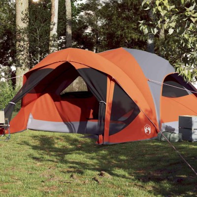 Family tent, gray / orange,...