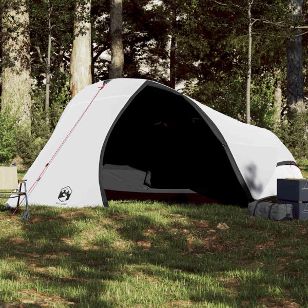 Camping tent, white, quadruple, darkening fabric