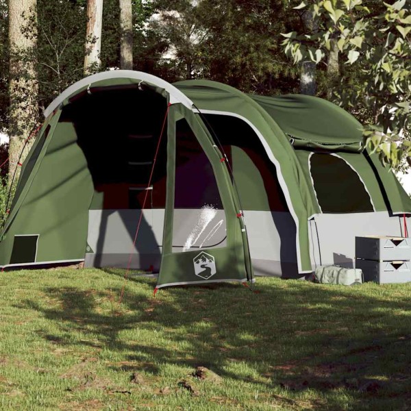 Family tent, green, hexagon, waterproof