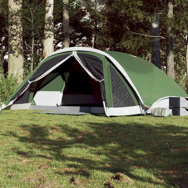 Family tent, green, hexagon, waterproof