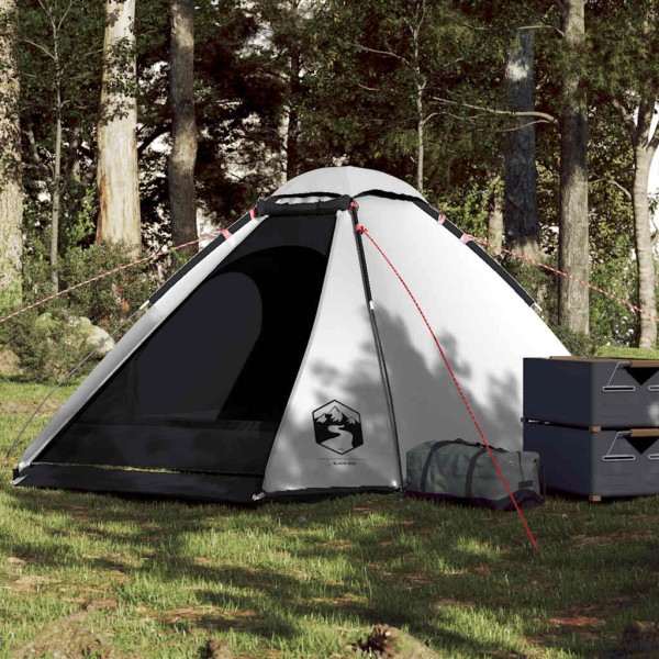 Camping tent, white, quadruple, darkening fabric