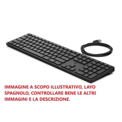 Keyboard HP 9SR37AA Black...