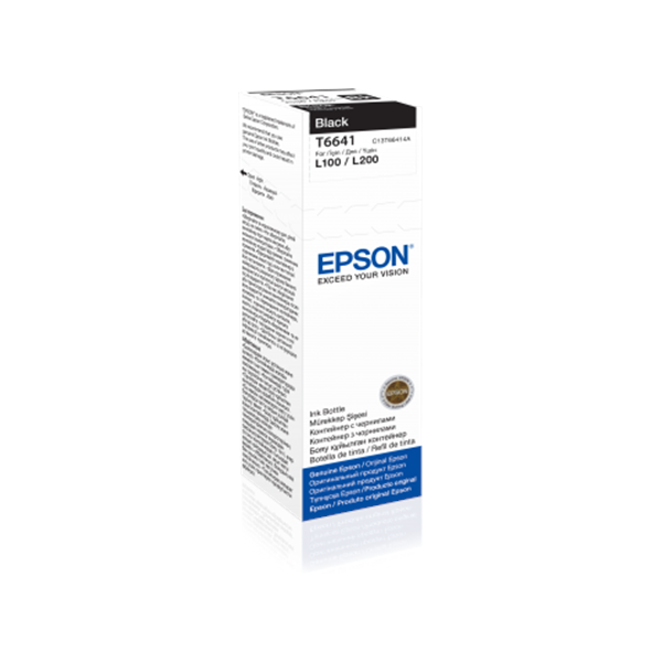 Epson T6641 Ink bottle 70ml | Ink Cartridge | Black
