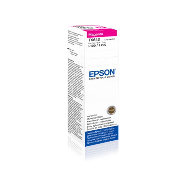 Epson T6643 Ink bottle 70ml | Ink Cartridge | Magenta