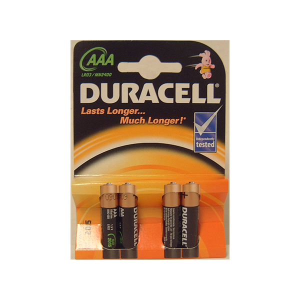 Duracell | AAA/LR03 | Alkaline Basic MN2400 | 4 pc(s)
