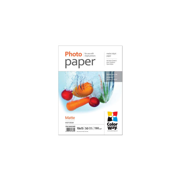 190 g/m² | 10x15 | Matte Photo Paper
