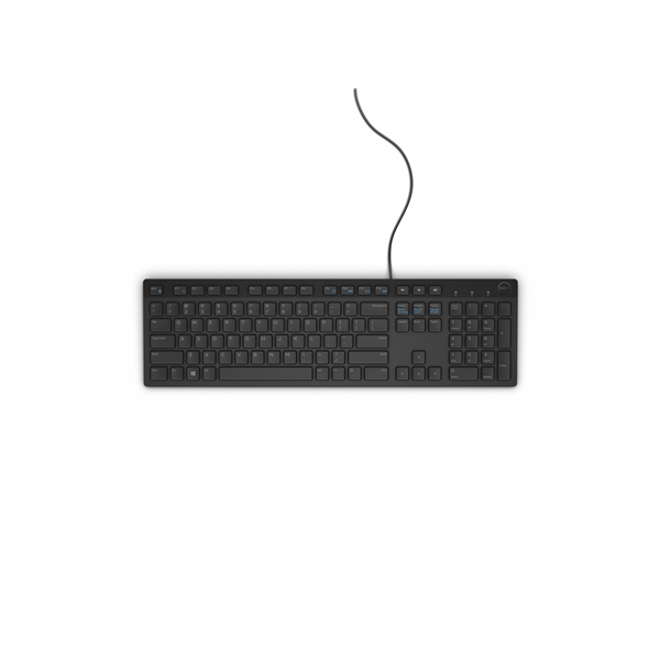 Dell | KB216 | Standard | Wired | Russian | Black | 503 g | Numeric keypad