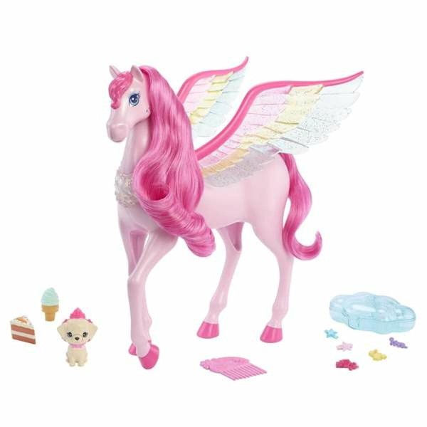 Hevonen Barbie Pegasus Pinkki