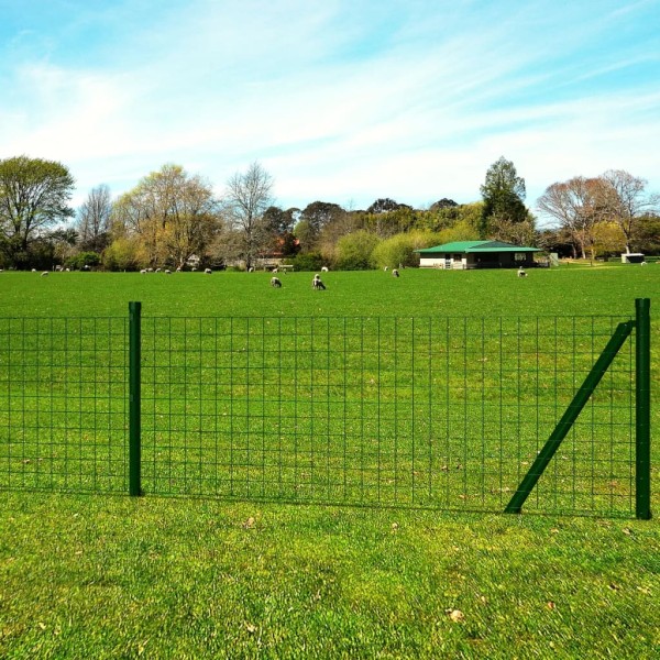 Euro fence, green, 25x1m, steel