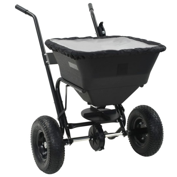 Push salt spreader, PVC and steel, 106x73x76cm, 45l