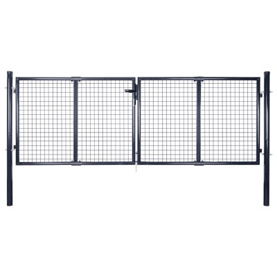 Mesh garden gate,...