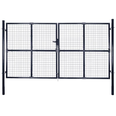 Mesh garden gate,...