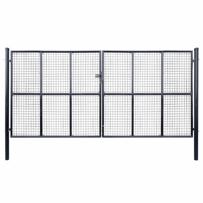 Mesh garden gate,...