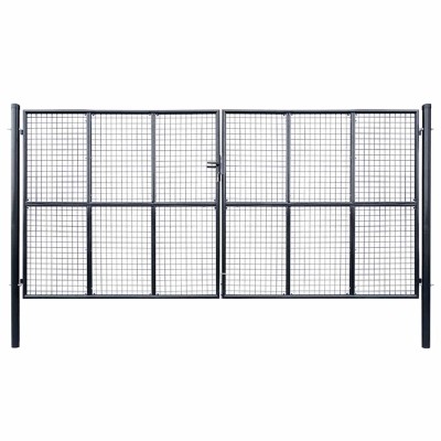 Mesh garden gate,...