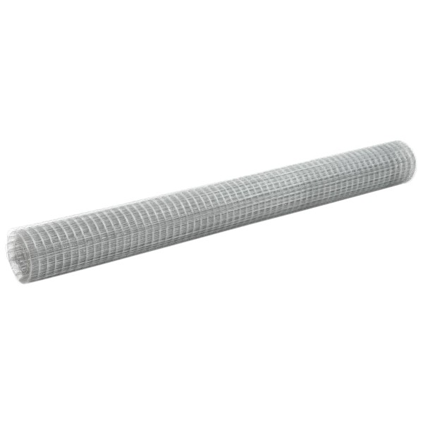 Wire net for chickens, silver, 25x1.5m, steel