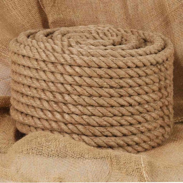 Rope, 100 m, 100% jute, 20 mm