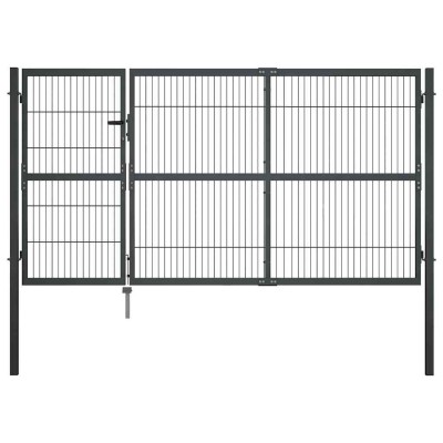 Garden gate with posts,...