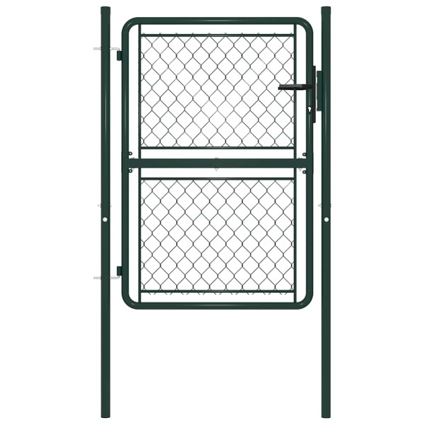 Garden gate, steel, 100x150 cm, green