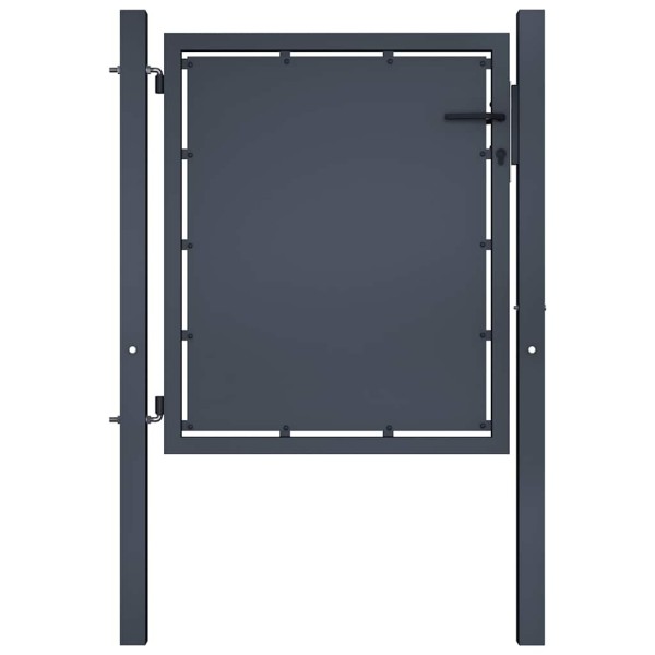 Garden gate, steel, 100x100 cm, anthracite color