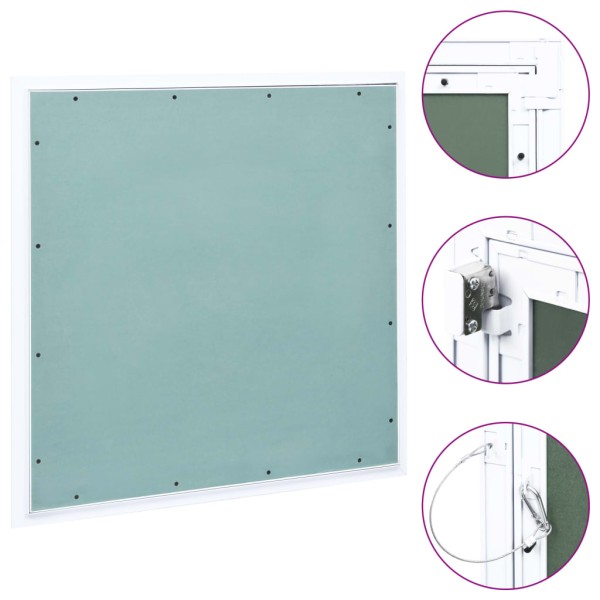 Gypsum board with aluminum frame, 700x700mm