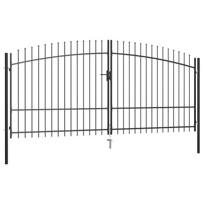 Double-door fence gate...