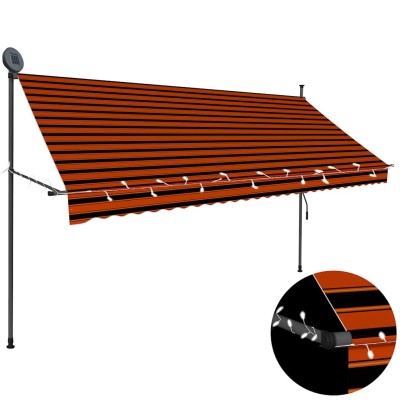 Manual retractable awning...