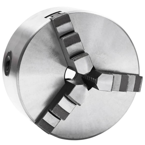 Turning machine clamp, steel, 125mm, 3 orifice