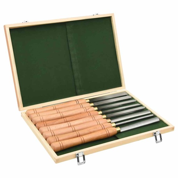 Set of turning tools, 8 parts, HSS