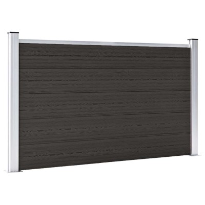 Fence segment, black,...