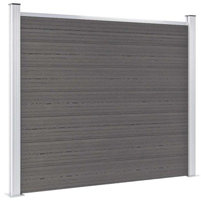 Fence segment, gray,...