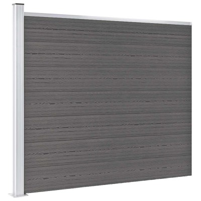Fence segment, gray,...