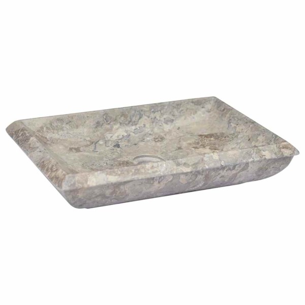 Washbasin, gray, 50x35x10cm, marble