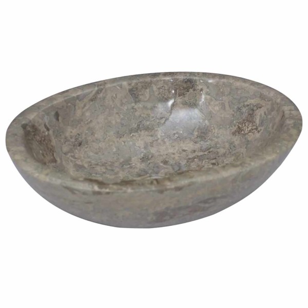 Washbasin, gray, 53x40x15cm, marble