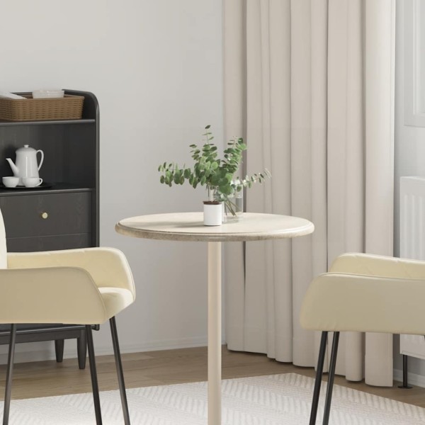 Tabletop, gray color, diameter 60x2.5cm, marble