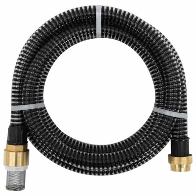 Suction hose with brass...