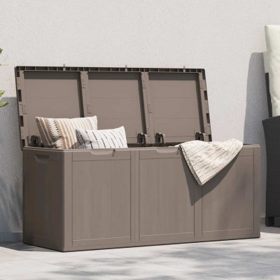 Garden storage box, brown...