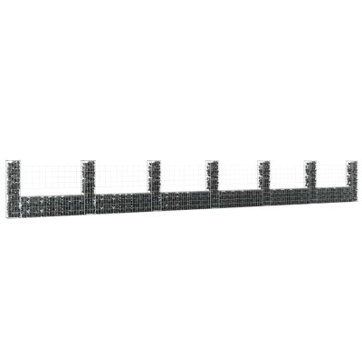 Gabion baskets with 7...