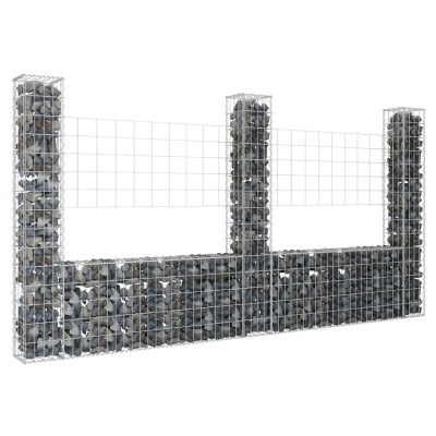 Gabion baskets with 3...
