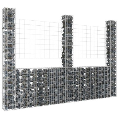 Gabion baskets with 3...