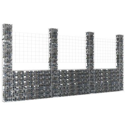 Gabion baskets with 4...