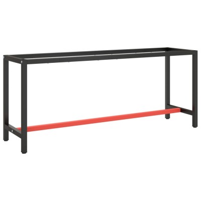 Desk frame, black and red,...
