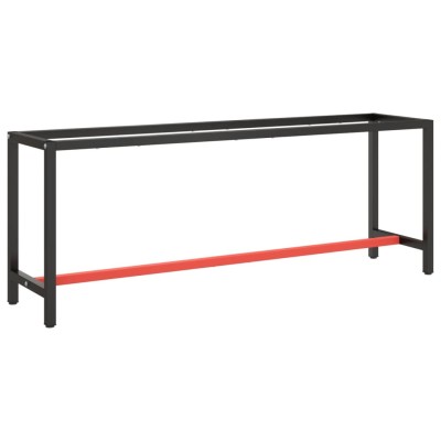 Desk frame, black and red,...