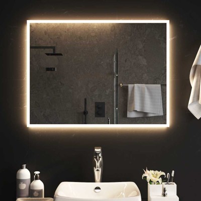 Bathroom LED mirror, 80x60cm