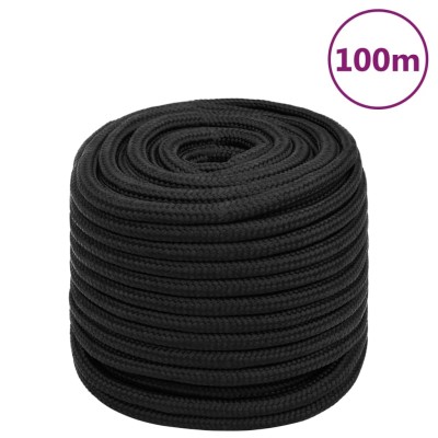 Boat rope, full black,...